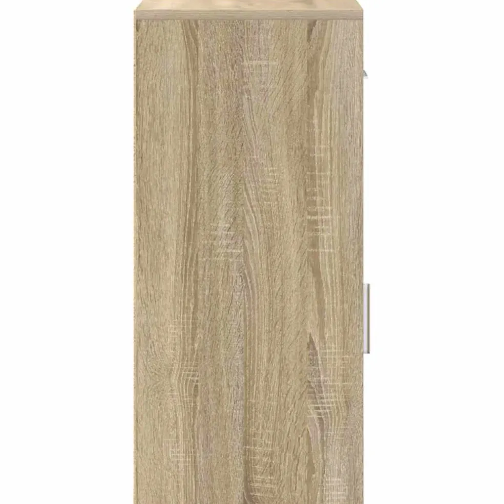 vidaXL Dressoir met lade Sonoma Eiken 38 x 34 x 75 cm