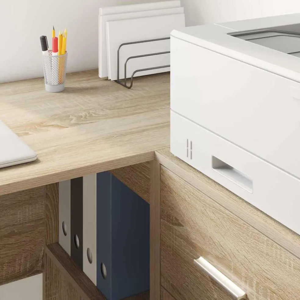 vidaXL Dressoir met lade Sonoma Eiken 38 x 34 x 75 cm