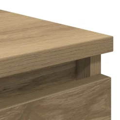 vidaXL Dressoir met lades 37,5x35x99cm spaanplaat artisanaal eikenhout