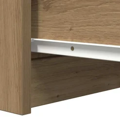 vidaXL Dressoir met lades 37,5x35x99cm spaanplaat artisanaal eikenhout