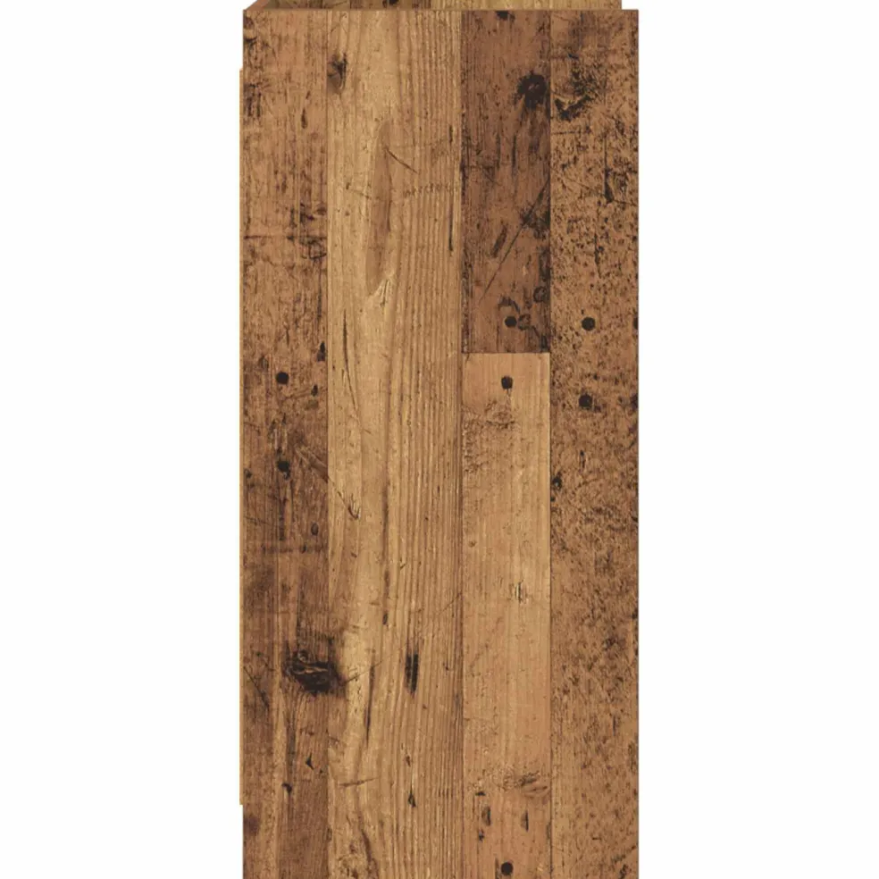 vidaXL Dressoir Oud hout 40 x 36 x 80 cm Bewerkt hout