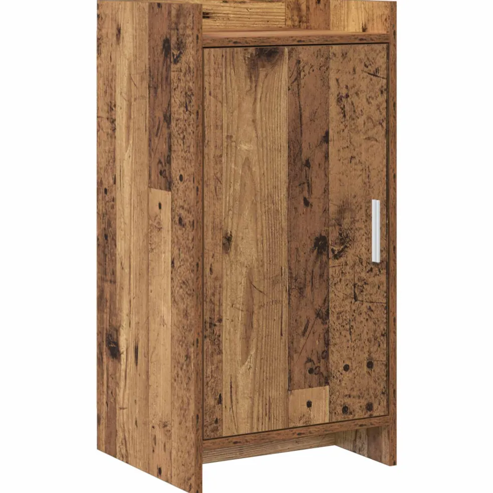 vidaXL Dressoir Oud hout 40 x 36 x 80 cm Bewerkt hout