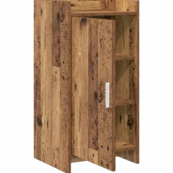 vidaXL Dressoir Oud hout 40 x 36 x 80 cm Bewerkt hout
