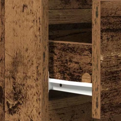 vidaXL Dressoir Oudhout 60 x 35 x 70 cm Bewerkt hout
