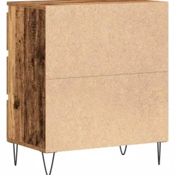 vidaXL Dressoir Oudhout 60 x 35 x 70 cm Bewerkt hout