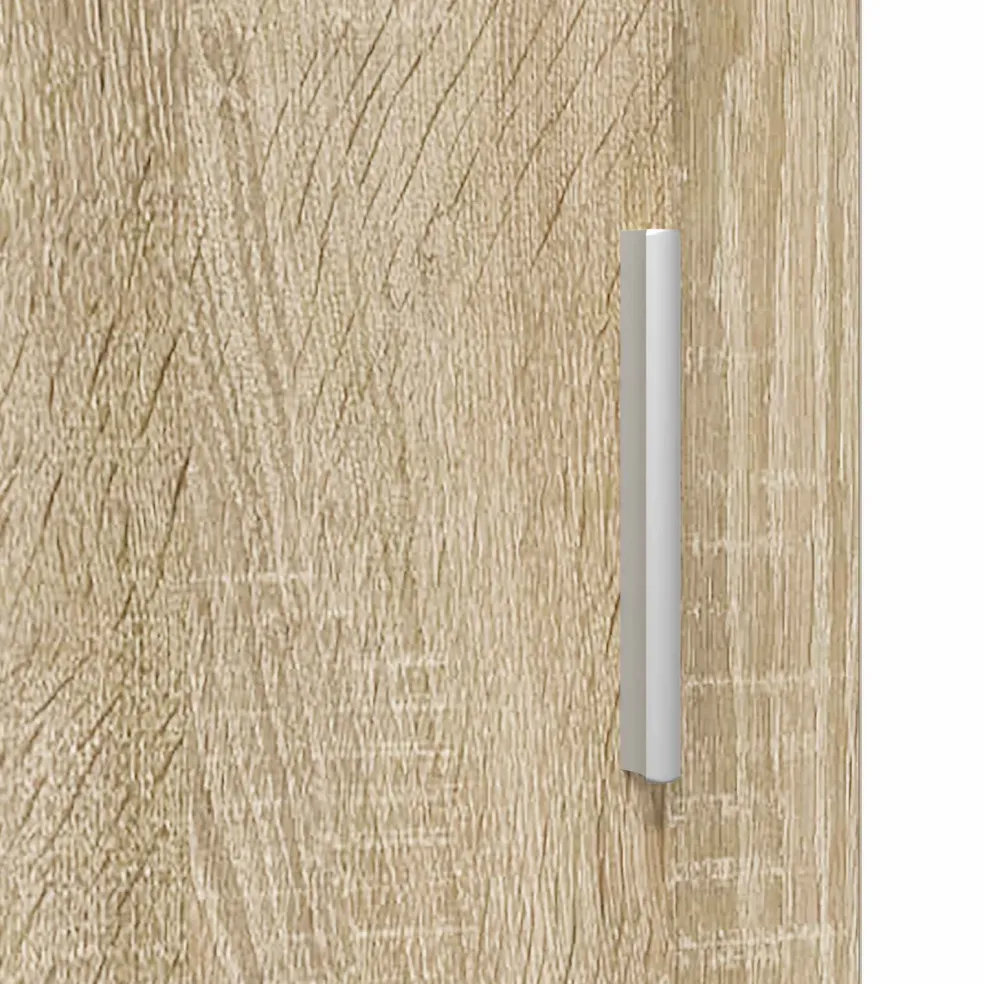vidaXL Dressoir Sonoma Eiken 75 x 36 x 80 cm Bewerkt hout