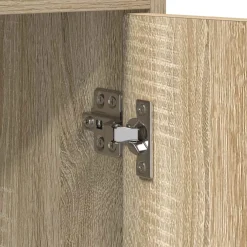 vidaXL Dressoir Sonoma Eiken 40 x 36 x 80 cm Bewerkt hout