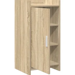 vidaXL Dressoir Sonoma Eiken 40 x 36 x 80 cm Bewerkt hout
