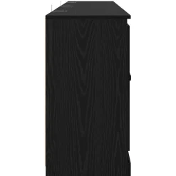 vidaXL Dressoirs 3 st Zwart eiken 210 x 35,5 x 67,5 cm Bewerkt hout