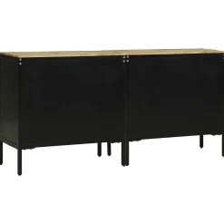 vidaXL Dressoirs 70 x 35 x 70 cm Bruin Massief ruw mangohout