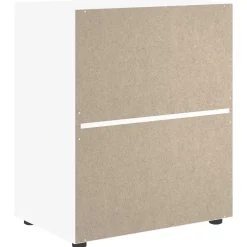 vidaXL Dressoir VISNES 60x40x73 cm bewerkt hout wit