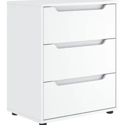 vidaXL Dressoir VISNES 60x40x73 cm bewerkt hout wit