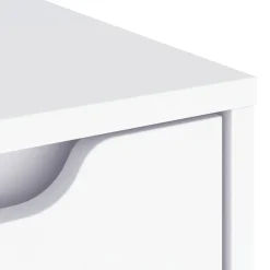vidaXL Dressoir VISNES 60x40x73 cm bewerkt hout wit