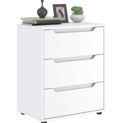 vidaXL Dressoir VISNES 60x40x73 cm bewerkt hout wit