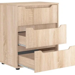 vidaXL Dressoir VISNES 60x40x73 cm spaanplaat sonoma eikenkleurig
