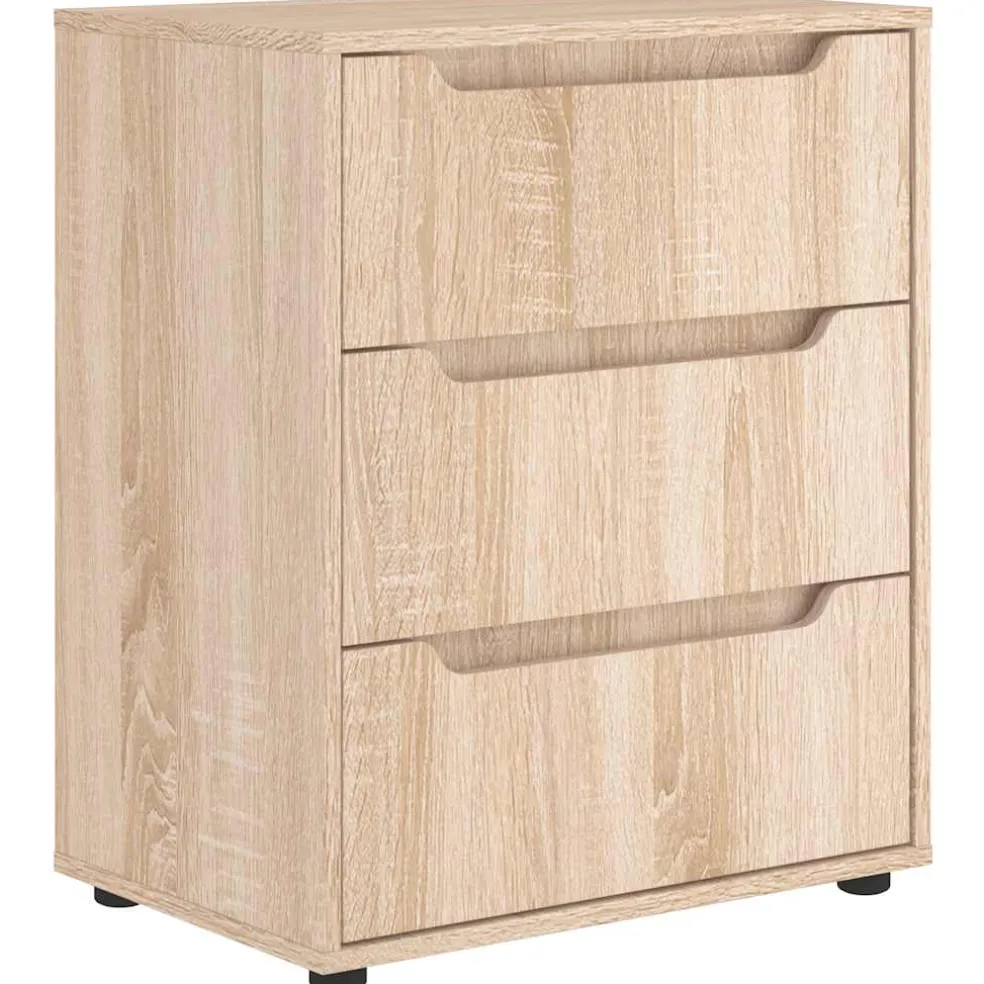 vidaXL Dressoir VISNES 60x40x73 cm spaanplaat sonoma eikenkleurig