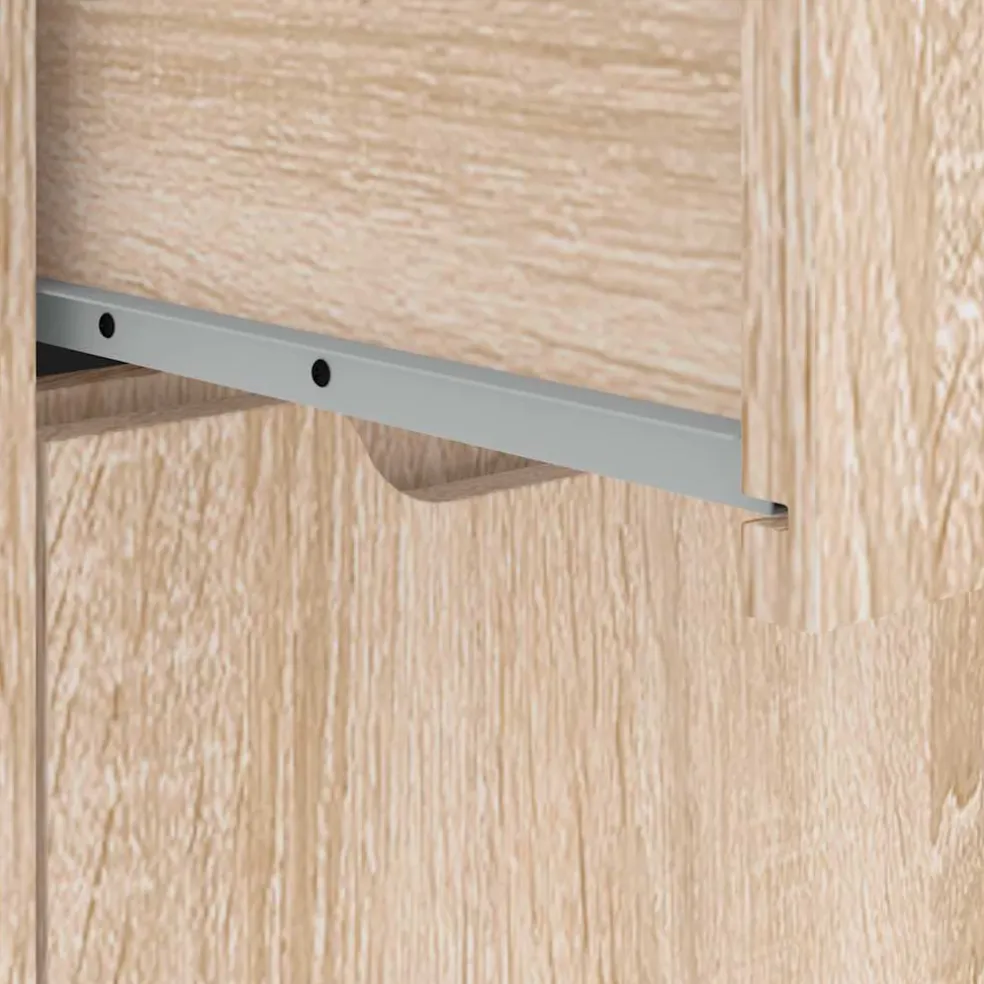 vidaXL Dressoir VISNES 60x40x73 cm spaanplaat sonoma eikenkleurig