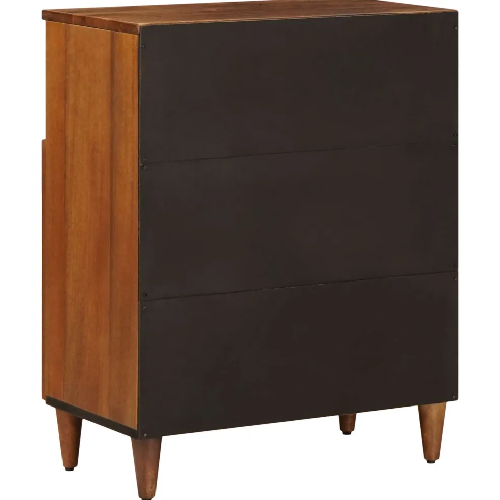 vidaXL Dressoir Walnotenhout 60 x 33 x 75 cm Massief Mango Hout