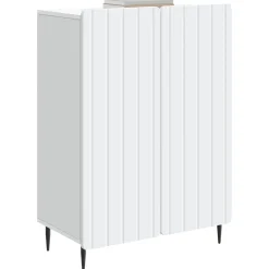 vidaXL Dressoir Wit 66 x 34,5 x 92 cm Bewerkt hout