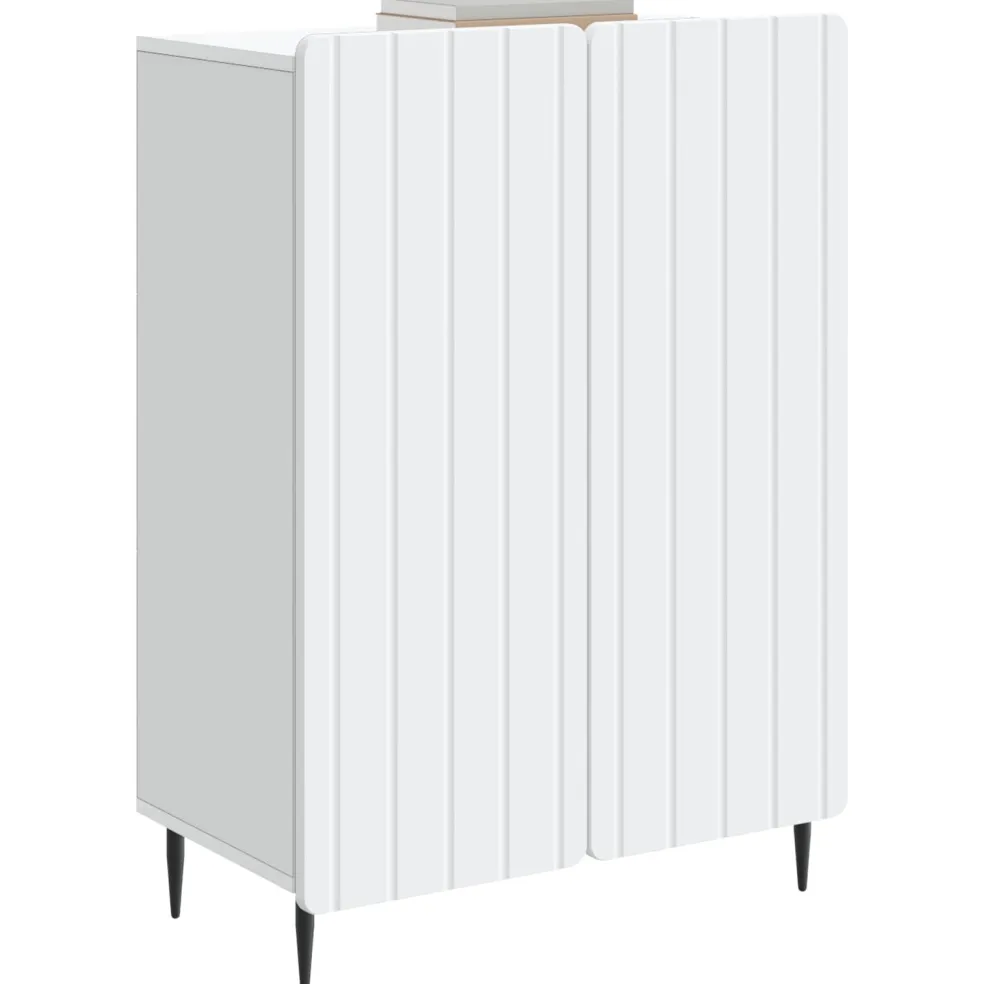 vidaXL Dressoir Wit 66 x 34,5 x 92 cm Bewerkt hout