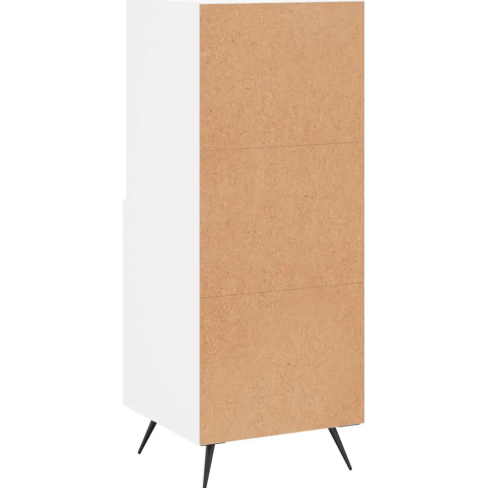 vidaXL Dressoir 40x35x70 cm bewerkt hout wit