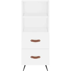 vidaXL Dressoir 40x35x70 cm bewerkt hout wit