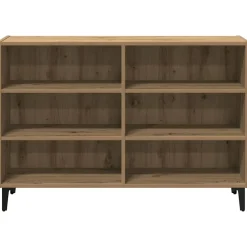 vidaXL Dressoir 103,5x35x70 cm bewerkt hout artisanaal eikenkleurig
