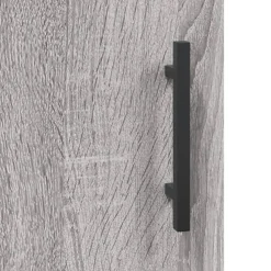 vidaXL Dressoir 34,5x34x90 cm bewerkt hout grijs sonoma eikenkleurig