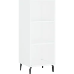 vidaXL Dressoir 34,5x32,5x90 cm bewerkt hout wit