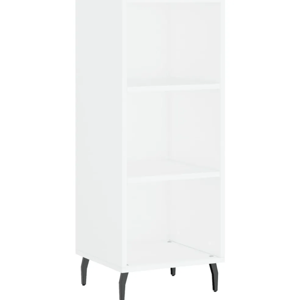 vidaXL Dressoir 34,5x32,5x90 cm bewerkt hout wit