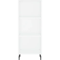 vidaXL Dressoir 34,5x32,5x90 cm bewerkt hout wit