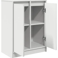 vidaXL Dressoir 57x34x76 cm bewerkt hout wit