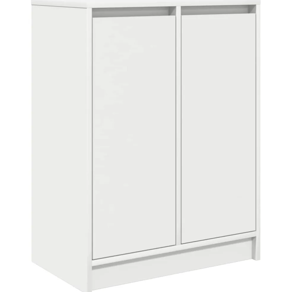 vidaXL Dressoir 57x34x76 cm bewerkt hout wit