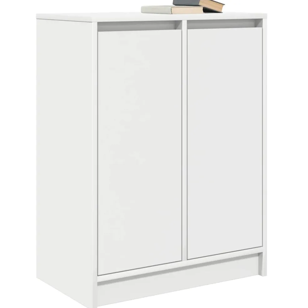 vidaXL Dressoir 57x34x76 cm bewerkt hout wit