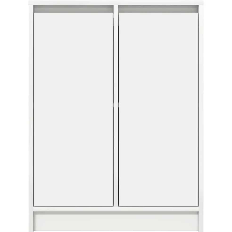vidaXL Dressoir 57x34x76 cm bewerkt hout wit