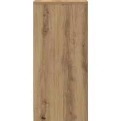vidaXL Dressoir 29,5x34x76 cm bewerkt hout artisanaal eikenkleur