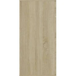 vidaXL Dressoir 80x36x75 cm bewerkt hout sonoma eikenkleurig