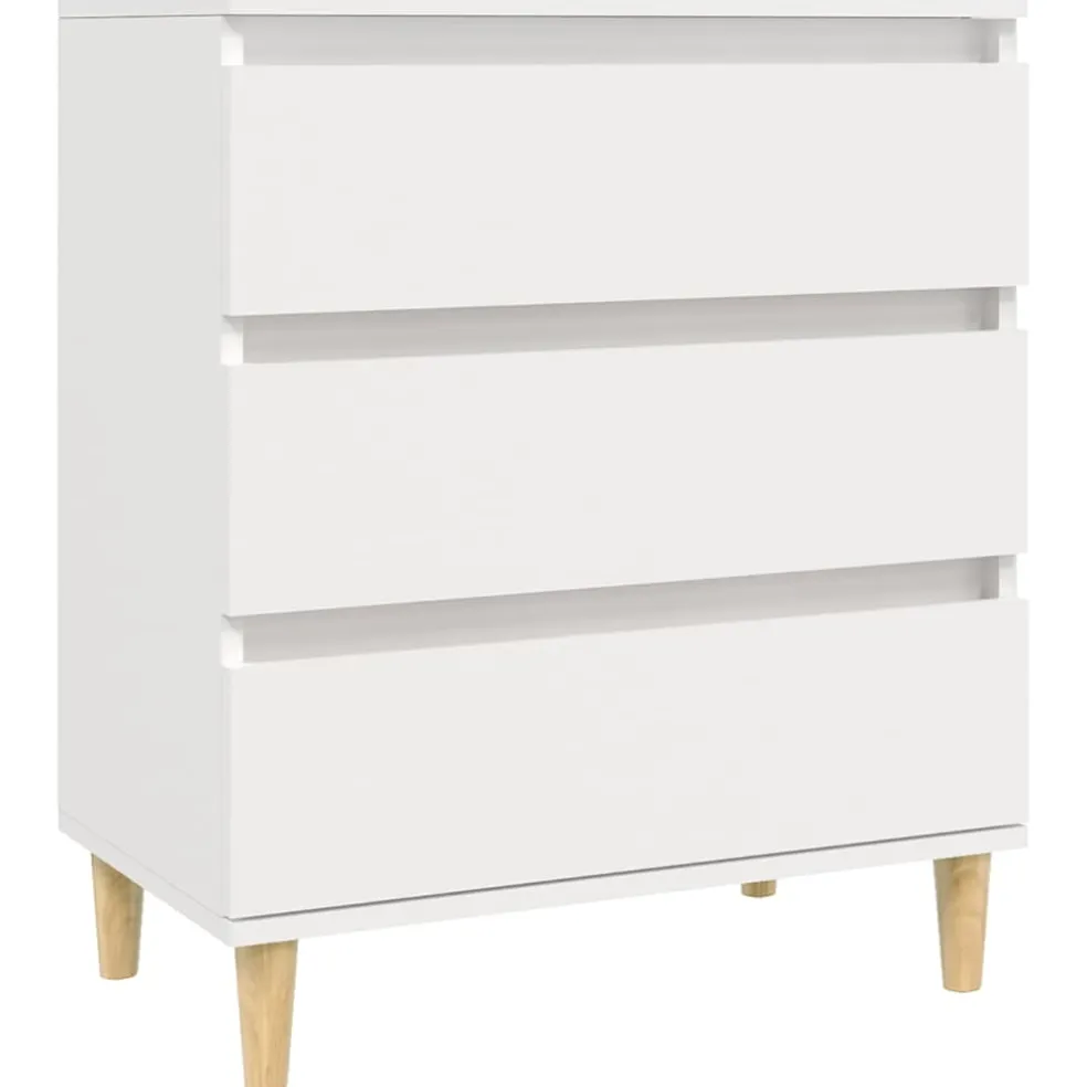 vidaXL Dressoir 60x35x70 cm bewerkt hout wit