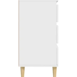vidaXL Dressoir 60x35x70 cm bewerkt hout wit
