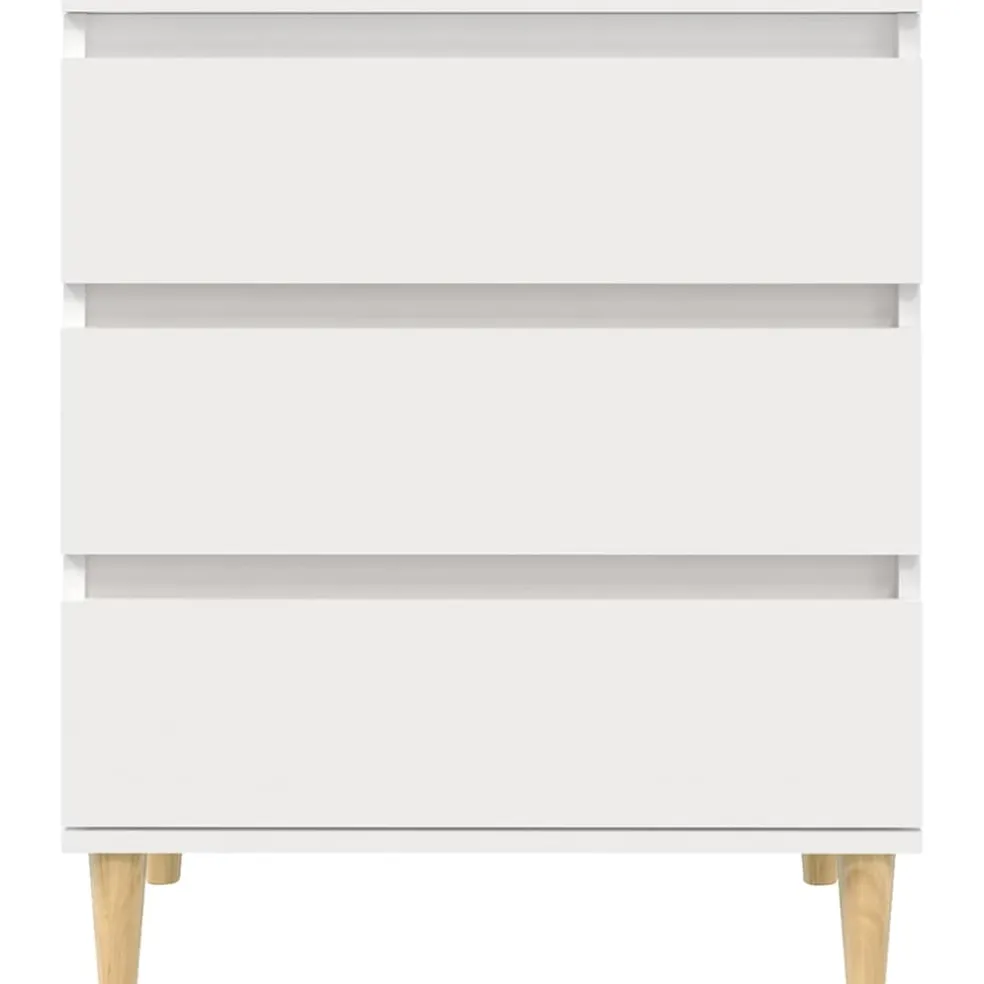 vidaXL Dressoir 60x35x70 cm bewerkt hout wit