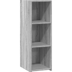 vidaXL Dressoir 30x41x93 cm bewerkt hout grijs sonoma eikenkleurig