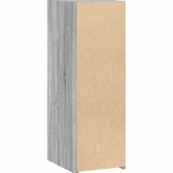 vidaXL Dressoir 30x41x93 cm bewerkt hout grijs sonoma eikenkleurig