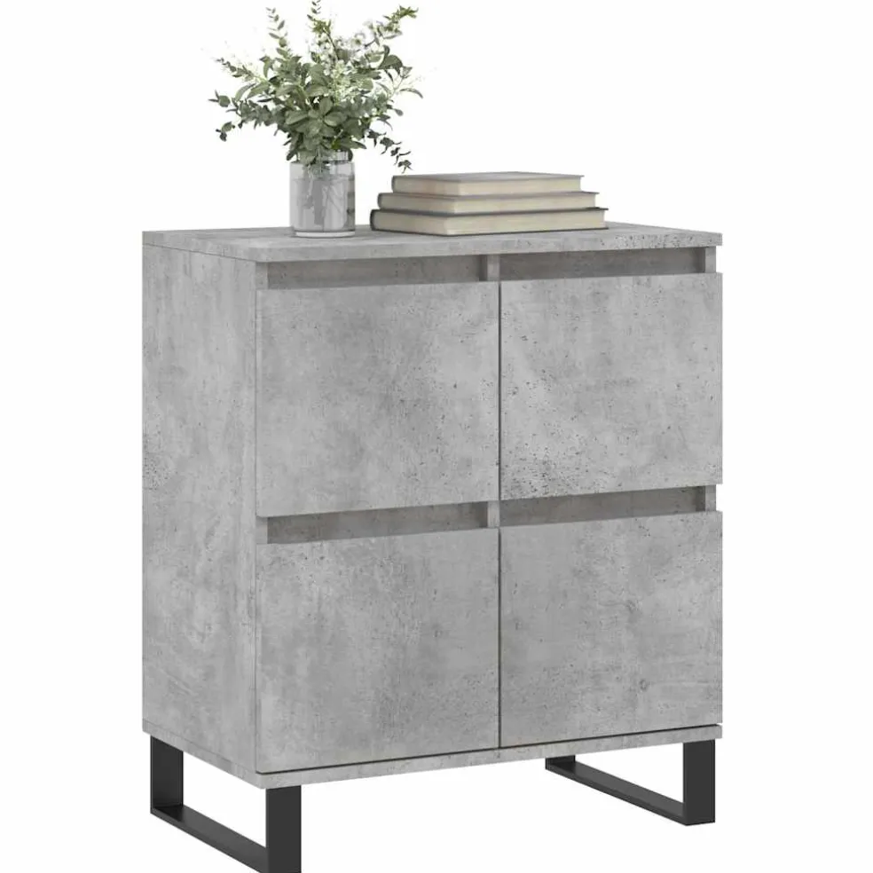 vidaXL Dressoir 60x35x76 cm bewerkt hout wit