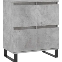 vidaXL Dressoir 60x35x76 cm bewerkt hout wit