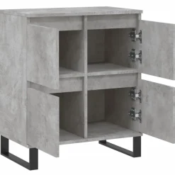 vidaXL Dressoir 60x35x76 cm bewerkt hout wit