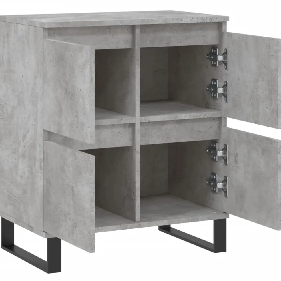 vidaXL Dressoir 60x35x76 cm bewerkt hout wit