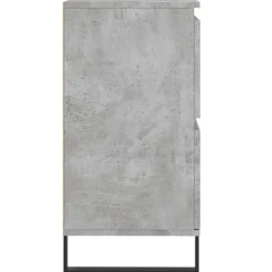 vidaXL Dressoir 60x35x70 cm bewerkt hout betongrijs