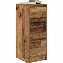 vidaXL Dressoir 40x35x70 cm bewerkt hout betongrijs