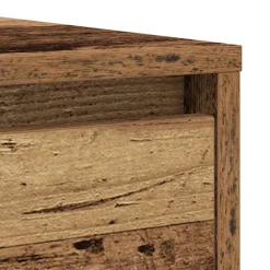 vidaXL Dressoir 29,5x34x76 cm bewerkt hout oud houtkleurig