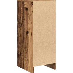 vidaXL Dressoir 29,5x34x76 cm bewerkt hout oud houtkleurig
